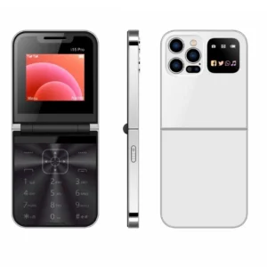 I15 Pro Mini Fold Mobile Phone 2G GSM Dual SIM Card Speed Dial Video Player Magic Voice 3.5mm Jack FM Small Flip Cellphone