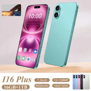 I16 Plus 4G Smartphone 8000mAh Dual SIM Spanish & African Language OS for Latin America & Africa Branding