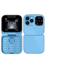 I16 Pro Max Small Foldable Phone Auto Call Record Speed Dial FM Radio Mini Flip Phone 2SIM Card 4G LTE Unlocked Cellphone