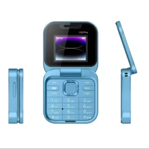 I16 Pro Mini Flip Mobile Phone 2G GSM Dual SIM Card Speed Dial Video Player Magic Voice 3.5mm Jack FM Small Fold Cellphone