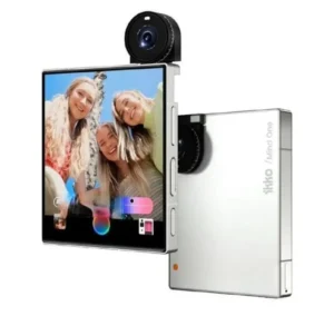 IKKO Mind One AI Card Sized 50MP Swivel Flip Camera 4 inch Square AMOLED 8GB 256GB Android 15 Global Network Smartphone