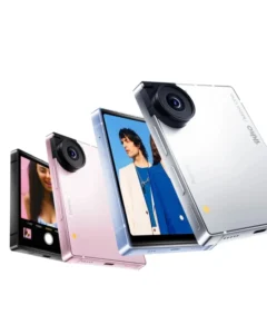IKKO Mind One AI Smartphone Card Sized Flip Camera Phone with Removable QWERTY Keyboard 50MP 8GB+256GB VSIM 4G LTE Unlocked