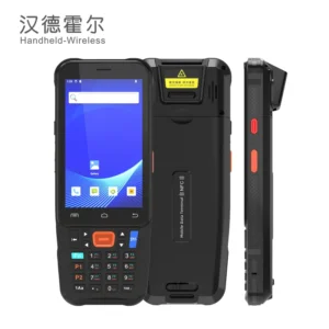 IP67 Industrial Rugged Handheld 2D Barcode Scanner Handstrip 5000mAh Battery Android 15 5MP+13MP Camera