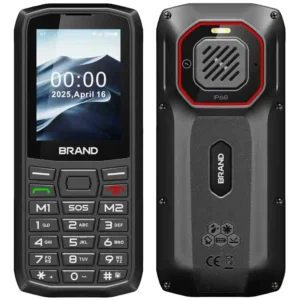 IP68 IP69K Rugged Feature Cell Phone with SOS Camping Light Emergency Light 2000 MAh Big Battery 4G Basic Mobile Phones