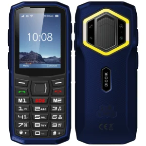 IP68/IP69K Rugged Feature Cell Phone with SOS Camping Light Emergency Light 3000 MAh Big Battery 4G Basic Mobile Phones