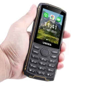 IP68 Rugged Android Keypad Phone 2.8 Inch Touch Screen 4G Feature Smartphone WiFi GPS Big Battery Mobile Phone