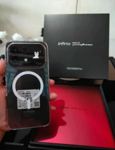 Infinix Note60 Pro 5G Smartphone 6.8″ AMOLED 144Hz Display 16MP Night Master OIS Rear Camera 6000mAh Battery Wireless Charging