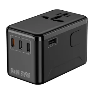 International Charger USB Cable Fast Charger UK Plug Socket 100-250V Plug Adaptor