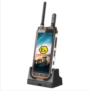 Intrinsically Safe Rugged CDMA Smartphone Industrial DMR Radio ATEX Mobile Phone with Walkie Talkie