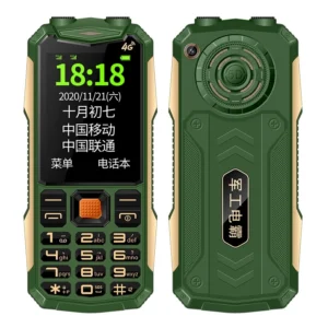 K1+ 4G Elder Rugged Phone 2.6 Inch 1500mAh Dual SIM Unlocked Phone with Flashlight