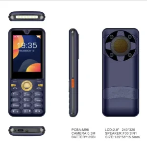 Keypad 2G Feature Phone 2.8 Inch OEM Feature Cellphones Cellular 25BL 1800mAh Battery 2G Feature Mobile Cellphone