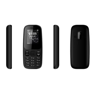 Keypad Cellphone NOK105 Unlocked Version Dual SIM Dual Standby GSM Bar Feature Phone 2G Rugged Mobile Phone