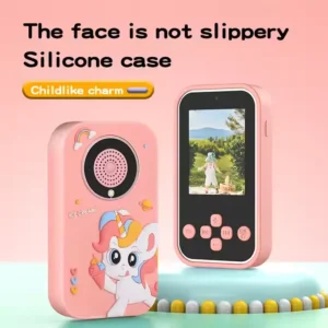 Kids Smart Phone Touchscreen HD Dual Camera Cell Phone with Games Learning Toy for Girls Boys Flip Design
