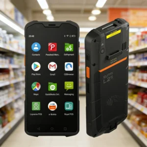 L2S Pro 2D Laser Scanning PDA 3+32GB 5000Mah Pda Machine 5.5Inch 4G Android 12 Receipt Printing for Supermarket