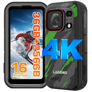 LAGENIO Eagle Pro 5G Mini Rugged Phone 4K High-definition pixel 3700mAh 36GB+256GB 32MP+50MP+48MP Camera Android Smartphone