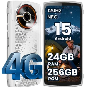 LAGENIO Panther2 Pro 4G 120Hz Rugged Smartphone 24GB+256GB Android 15 Rugged Phone