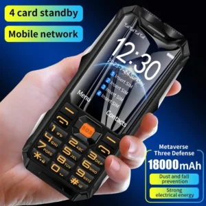 Large Screen Multi-language Elderly Cellphone Big Button Senior Phone 4 SIM Card 4G Elderly Cellphone with SOS Button