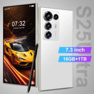 Latest Android14 Smartphone with 108MP Rear Camera and 7.3”HD Screen Resolution Global Unlock 5G Dual SIM Mobile Phone