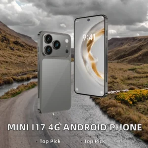 Latest Mini Smartphone Model I17 True 4G Portable Android 9 Cellphone Dual-SIM Octa Core MTK 6580 4GB RAM 5″ TFT 90Hz 108MP