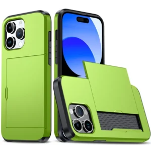 LeYi Hard Cell Phone Mobile Back Cover Accessories Card Holder Case for iPhone 11 13 15 Pro Max