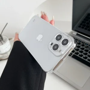 Lightweight Hard PC Material Phone Case for iPhone Models Simple Design with Good Protection and Anti-Yellow Cover