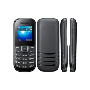 Low End Used E1200 Bar Phone with Qwerty Keyboard Dual SIM Card Shockproof 2G 1.6 Inch Screen 500mAh Battery