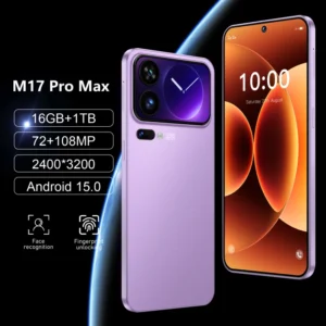 Luxury Business M17 ProMax Android Smartphone 108MP High Pixel Camera 7800mAh Battery Global Version