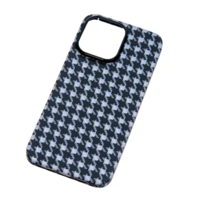 Luxury Delicate Shockproof Houndstooth Hard Case Waterproof Phone Case for iPhone 14 13 12 11 Pro Max