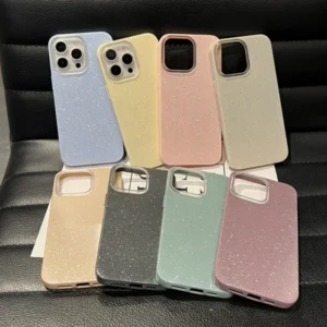 Luxury Glitter Hard Shell Shockproof Waterproof Camera Protection Mobile Phone Case for 16 15 14 Pro Max