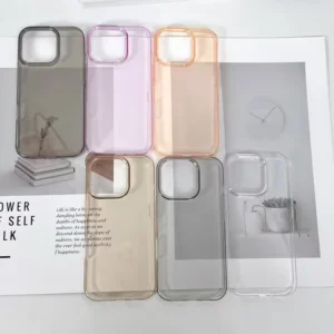 Luxury Hard PC Phone Case for iPhone 16 15 14 13 12 11 Pro Max Ultra Thin Anti Yellow Protective Cover