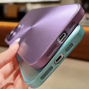 Luxury Reflective Mobile Cover Lens Protector Phone Case Bumper Shockproof Cases Cover