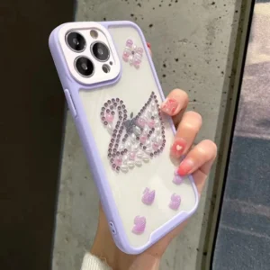 Luxury Shockproof Clear Hard PC Mobile Phone Case Cover Protector for iPhone 11 12 13 14 15 16 17 Pro Max