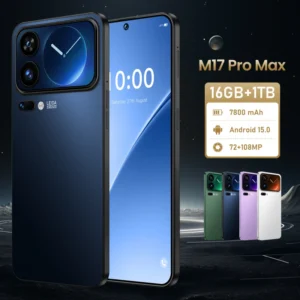 M17 Pro Max 7 3inch Snapdragon 8 Gen 4 16GB 1TB 8000mAh 78MP 108MP 5G Face Recognition Fingerprint Phone
