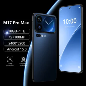 M17 ProMax Android Smartphone 16GB+1TB Storage Ten Core Processor Android 15 OS