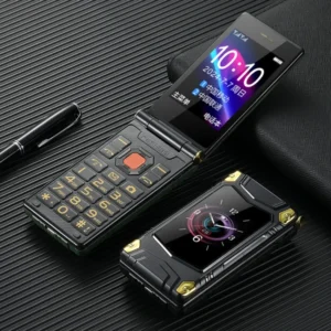 M7+ 4G Dual Screen Flip Elder Rugged Mini Phone 2.8 Inch 6800mAh Battery Flashlight Dual SIM SOS 4G Smartphone Mobile Phone