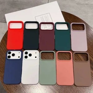Macaroon Color Matte TPU Phone Case Accessories for iPhone 17 Pro Max 16 15 14 13 12 11 Cover