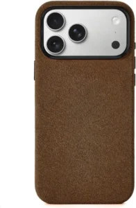 Magnetic Alcantara Bumper Case for iPhone 18 Pro Max 18 Pro Handmade Full Wrap Italian Synthetic Suede Cover OEM ODM