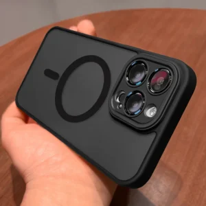 Magnetic Wireless Charging Candy Color TPU PC Soft Clear Matte Phone Case for iPhone 17 16 15 14 13 12 11 Pro Max