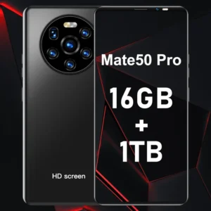 Matt 50 Pro 3G LTE French New Design Smart Phone 16+1TB 5.8 Inch 4K LCD 90Hz Screen Global Android 13 Student