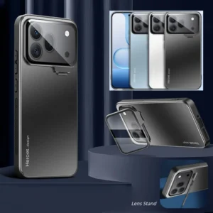 Matte Camera Lens Stand Shockproof Hard Back Protective Case for Honor 600 Pro 600 5G Global Version