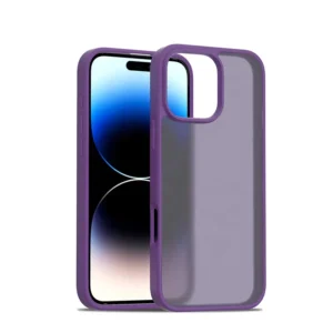 Matte Finish Hard Phone Case for iPhone 16 Pro Max Plain Design with Special Frosting Craft