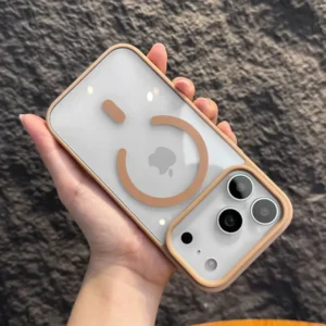 Matte Transparent Magnetic Hard Cover PC TPU Clear Shockproof Back Case for iPhone 17 Pro Max