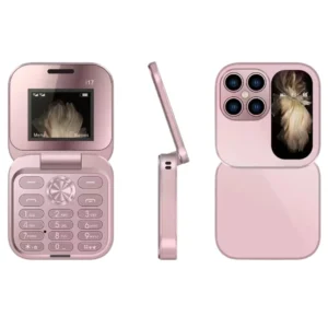 Mini 2G Network Foldable Mobile Phone Dual SIM FM Radio Music Player Video Feature