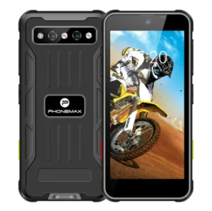 Mini Rugged Android 14 Phone 4+64GB Night Vision NFC Fingerprint LTE GSM IP68 LCD Display Mobile Smart Phone
