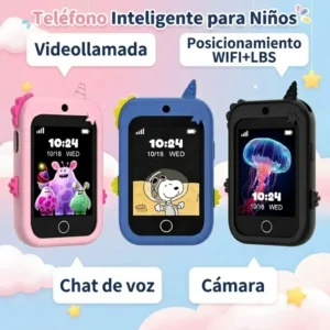 Mini Telefono Inteligente Para Ninos SIM Slot Video Llamadas WIFI Y LBS Control Parental Impermeable SOS Smartphone Para Ninos
