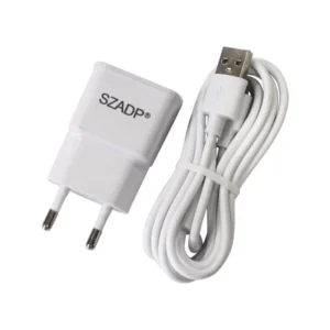 Mobile Phone Adapter 5V 1A European Charger Plug with Data Cable Type C Fast Charging Factory Accessories