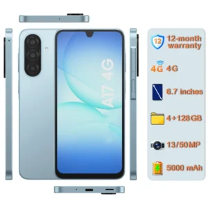 Mobile Phones A17 128GB 50MP Camera Dual SIM Unlocked Global Version 4G Smartphone SM-A175