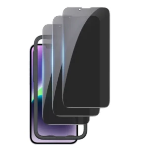 Mobile Phones Curved 2.5D Privacy Screen Film Anti Scratch Fingerprint Proof Tempered Glass Protector for Phone Business