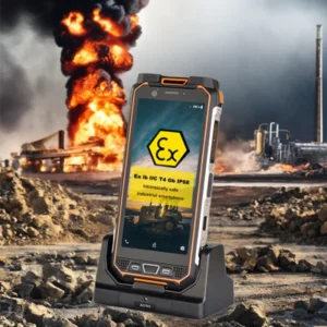 Mobilephone Network 4G Lte UHF Dmr Handheld Android Water Proof Optional ATEX Certification Rugged Feature Smart Phone