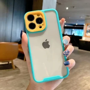 Multi-Color Clear Hard PC Mobile Phone Case Cover Shockproof and Protective for iPhone 11 12 13 14 15 16 17 Pro Max